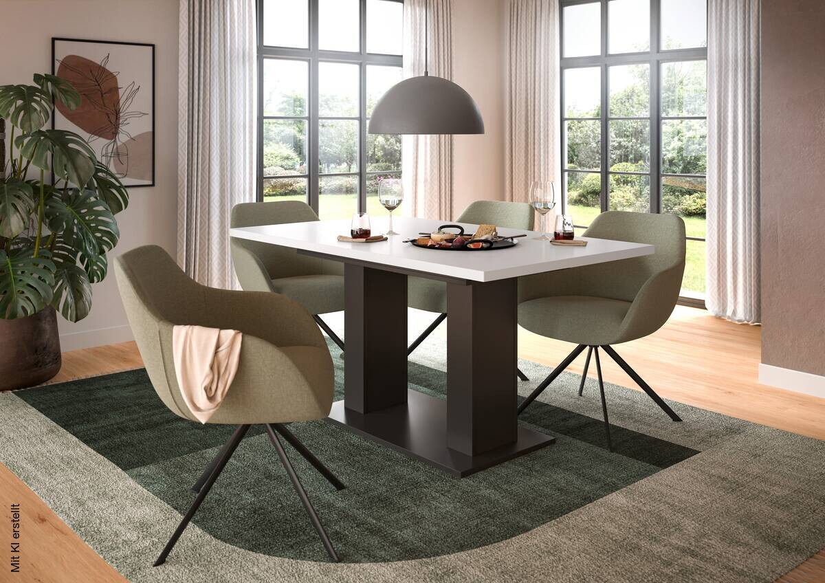 Esstisch MOTION grau B/H/T: ca. 150x76x90 cm