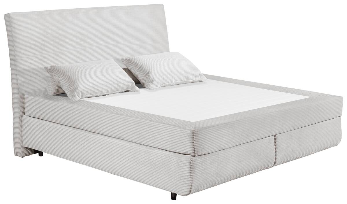 Boxspringbett Marbella Silbergrau Liegefläche B/L: ca. 180x200 cm
