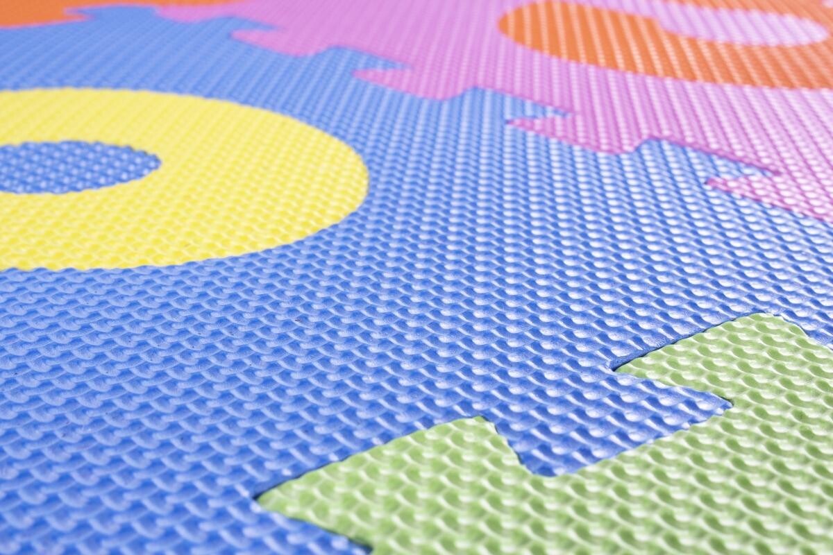 Puzzlematte bunt