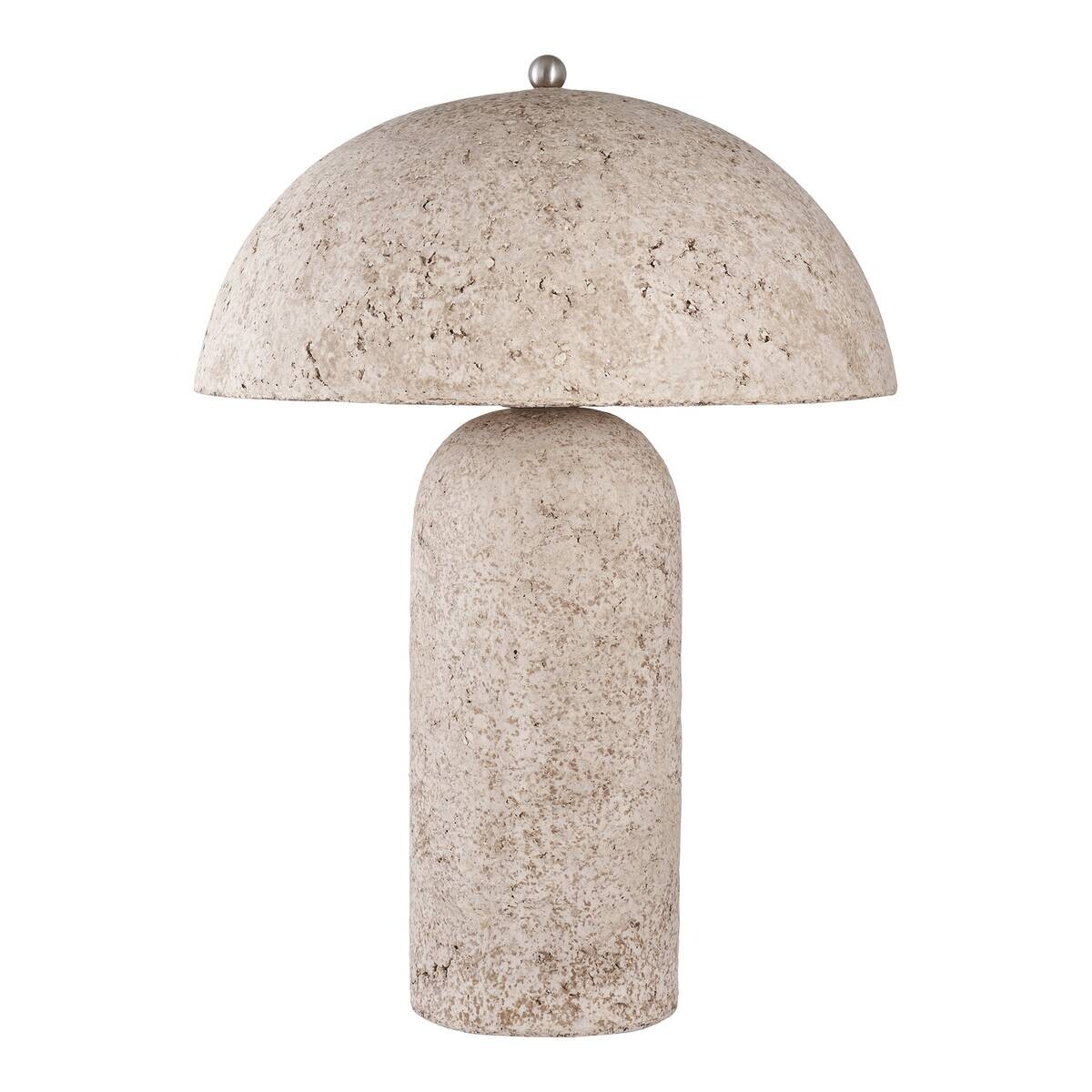 Housenordic Tischleuchte Astley stone B/H/L: ca. 36,5x49,5x36,5 cm E27 1 Brennstellen