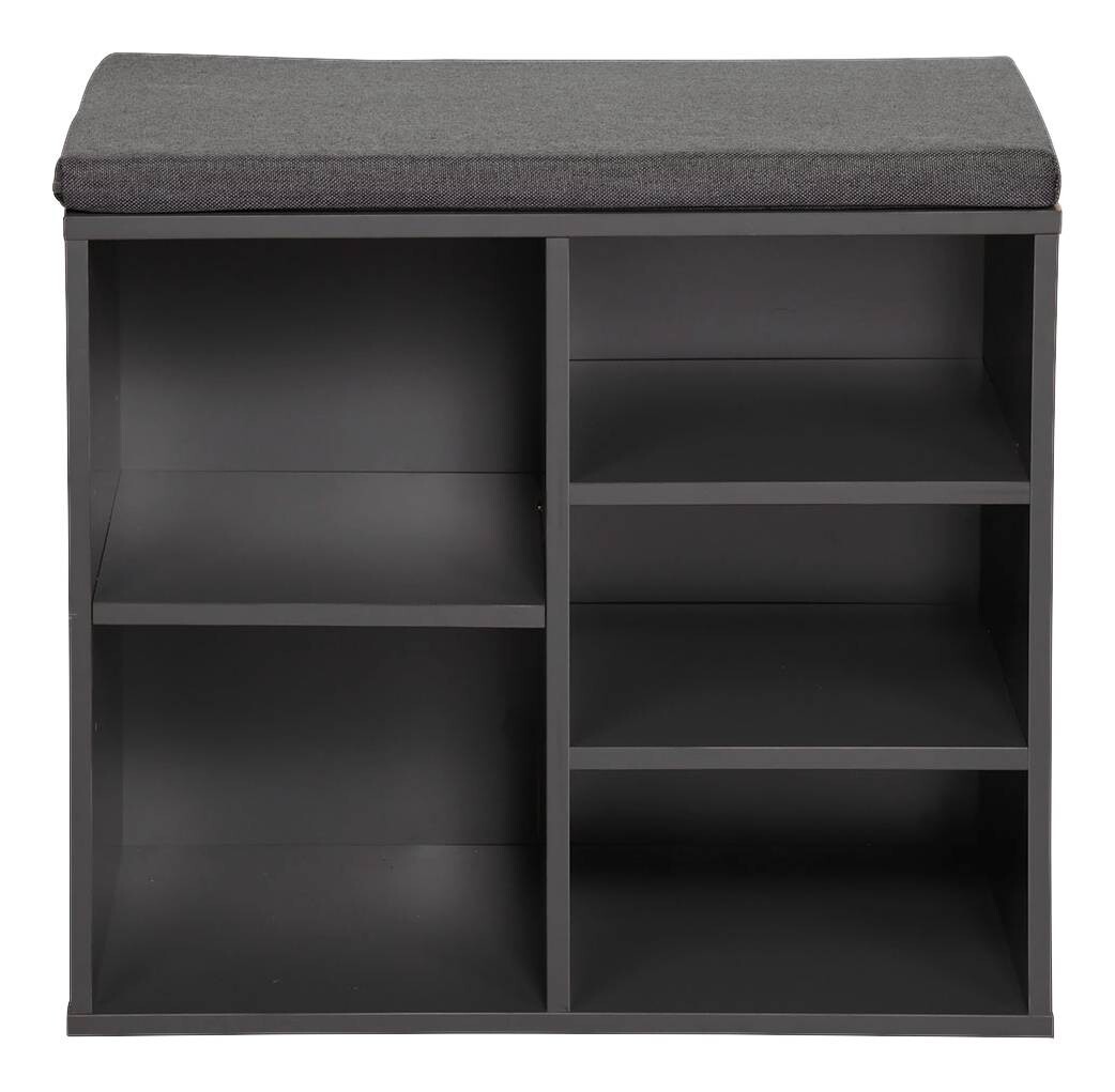 Kesper Schuhregal grau Spanplatte B/H/L: ca. 29,5x48x51,5 cm