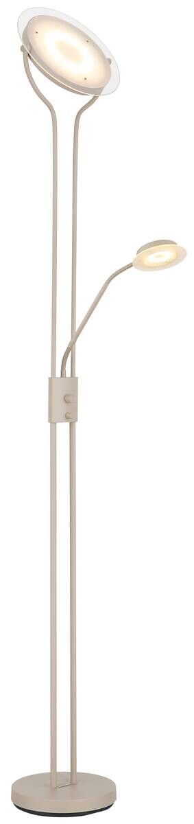 GLOBO LED-Deckenfluter sand Metall B/H/L: ca. 25,5x180x28 cm 1 Brennstellen