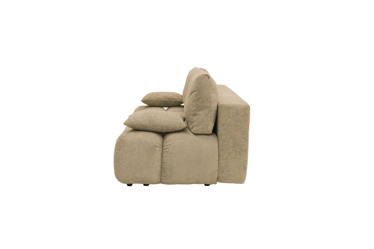Schlafsofa beige Polyester B/H/T: ca. 210x72x105 cm