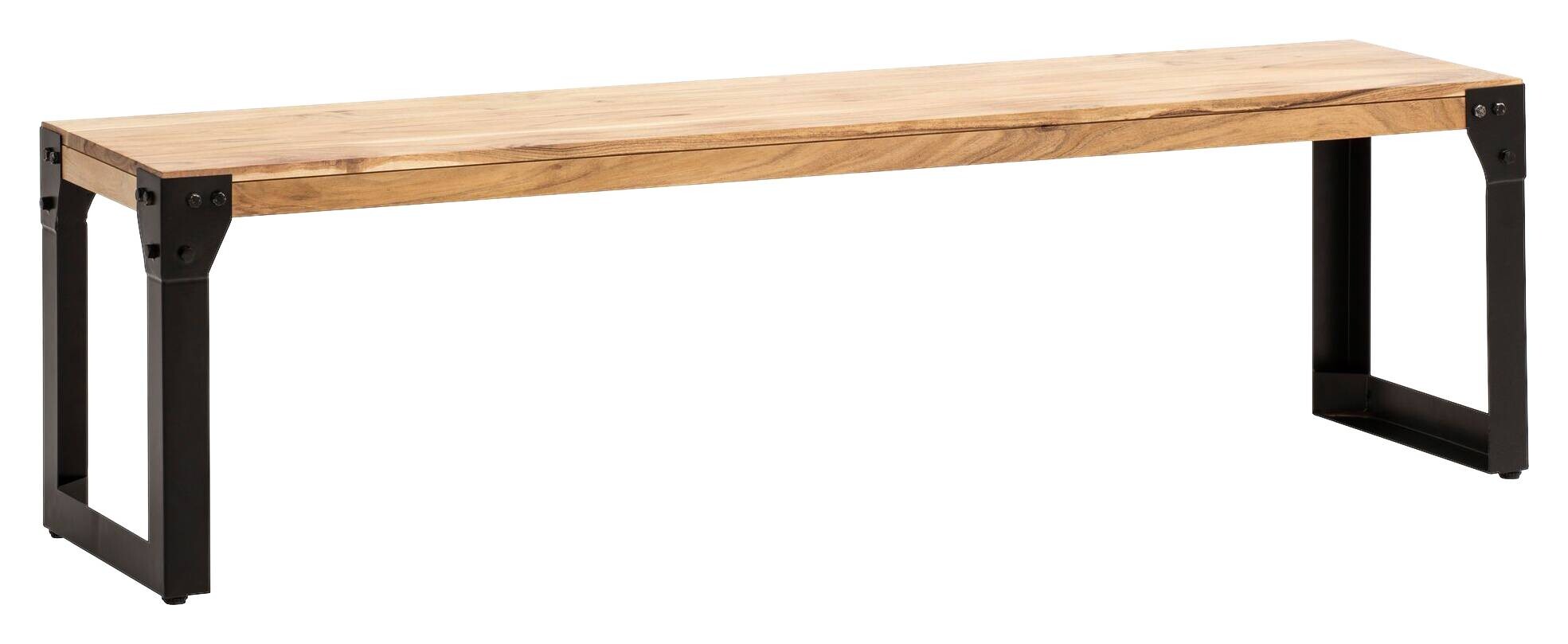 Sitzbank braun B/H/T: ca. 120x45x40 cm