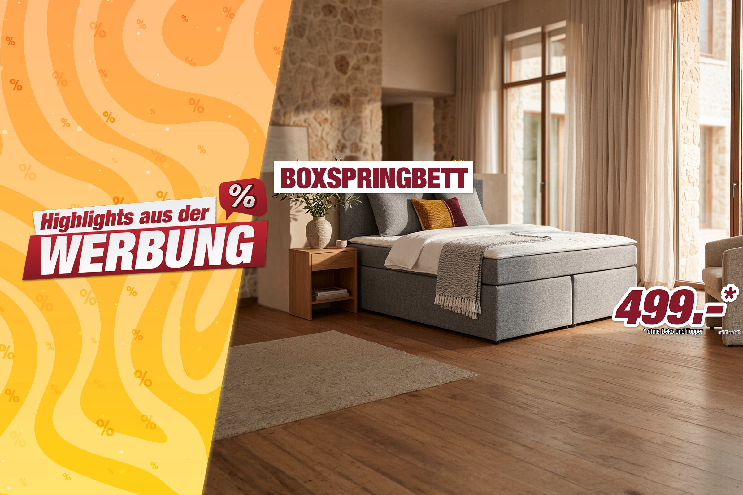 Unsere Werbe Highlights - Sevilla Boxspringbett