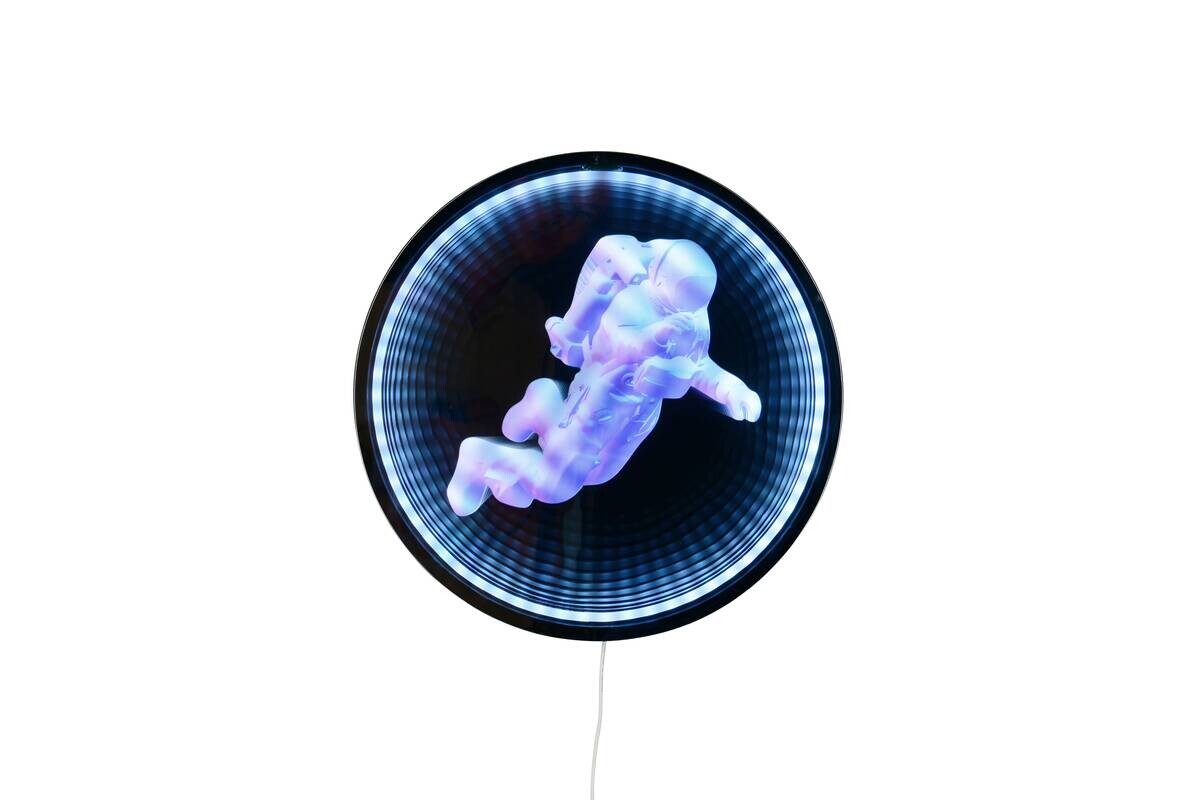 Reality LED-Wandleuchte Duke schwarz B/H: ca. 40x3 cm