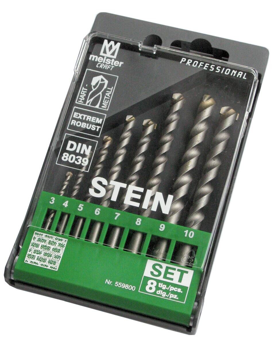 Meister Steinbohrersatz 8 tlg.