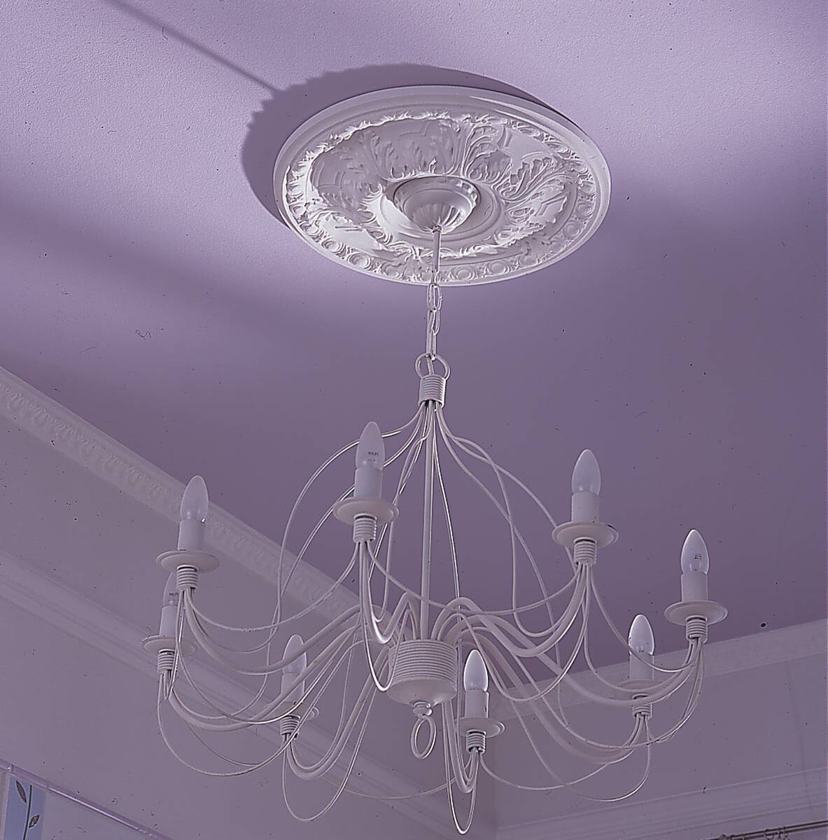 Rosette Danielle weiß D: ca. 30 cm