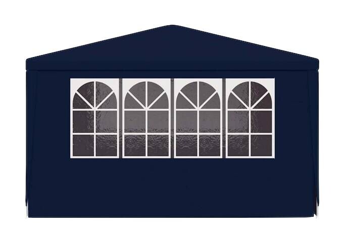 vidaXL Pavillon blau Stahl B/H/L: ca. 400x275x400 cm