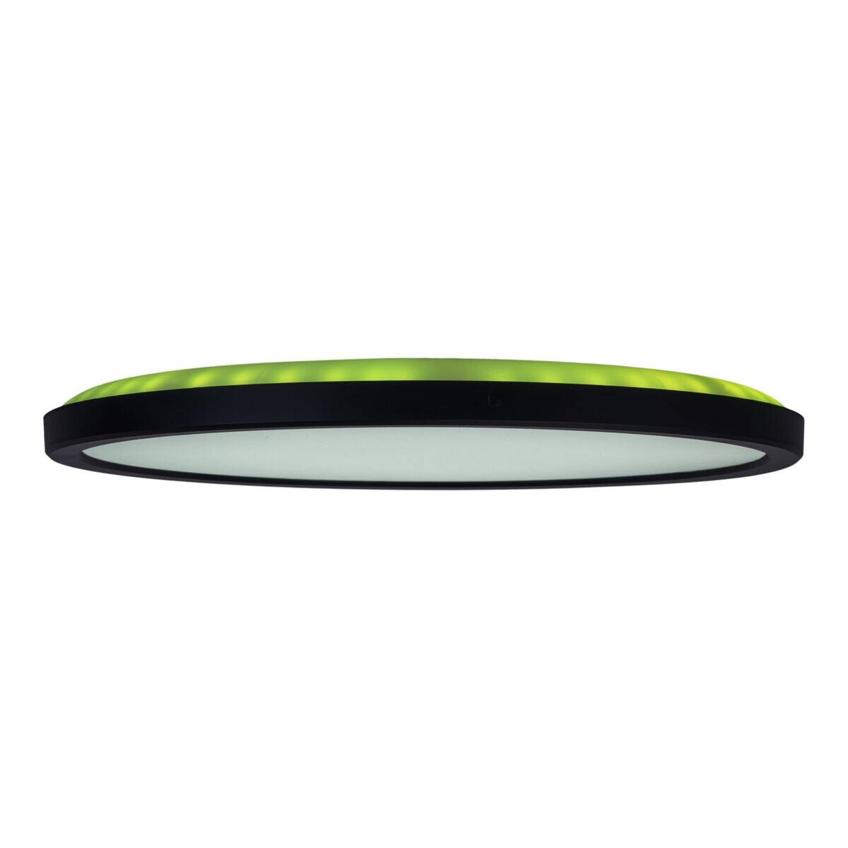 Näve Leuchten Deckenleuchte schwarz Kunststoff B/H/L: ca. 54x3x54 cm 1 Brennstellen