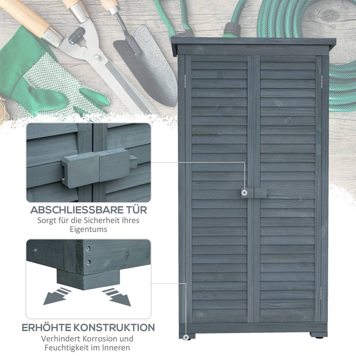 Outsunny Gartenschrank