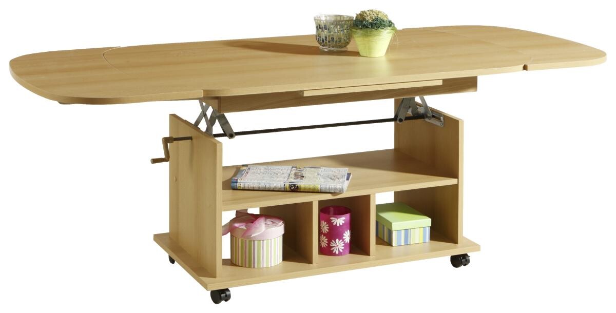 Couchtisch Babsi III buche Nachbildung B/H/T: ca. 107x53x67 cm