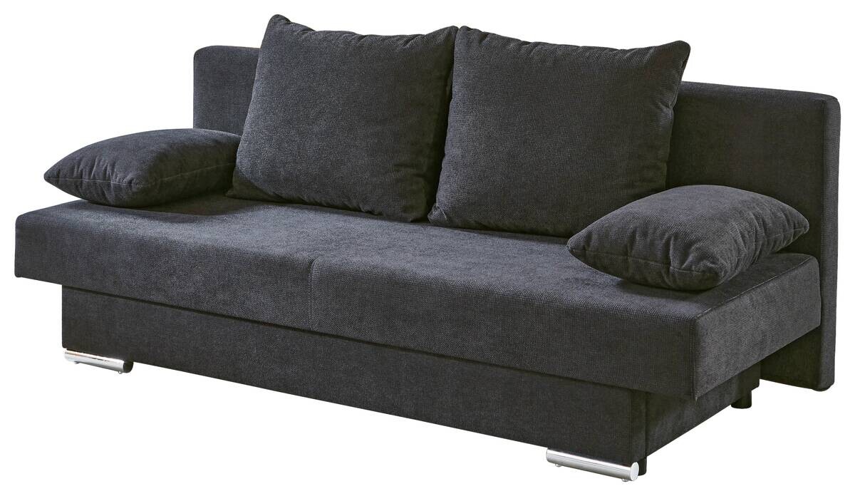 Schlafsofa Grenoble anthrazit Microfaser B/H/T: ca. 190x38x70 cm