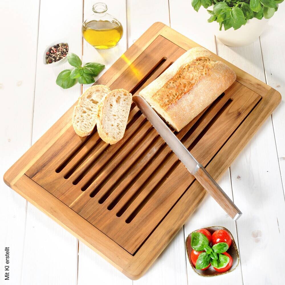 Kesper Tranchierbrett natur Akazie B/H/L: ca. 32x47,5x2 cm