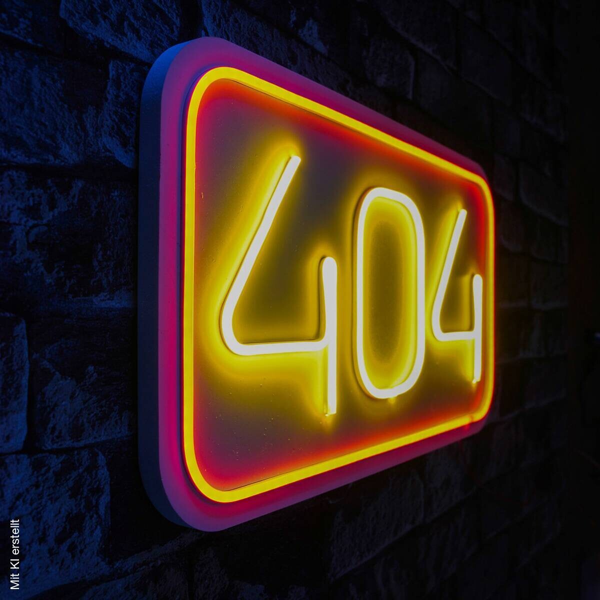 Opviq LED-Wandleuchte rot gelb PVC B/H/T/L: ca. 44x25x2x44 cm