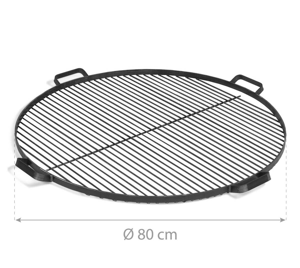 CookKing Grillrost 80 schwarz Stahl B/T: ca. 80x80 cm