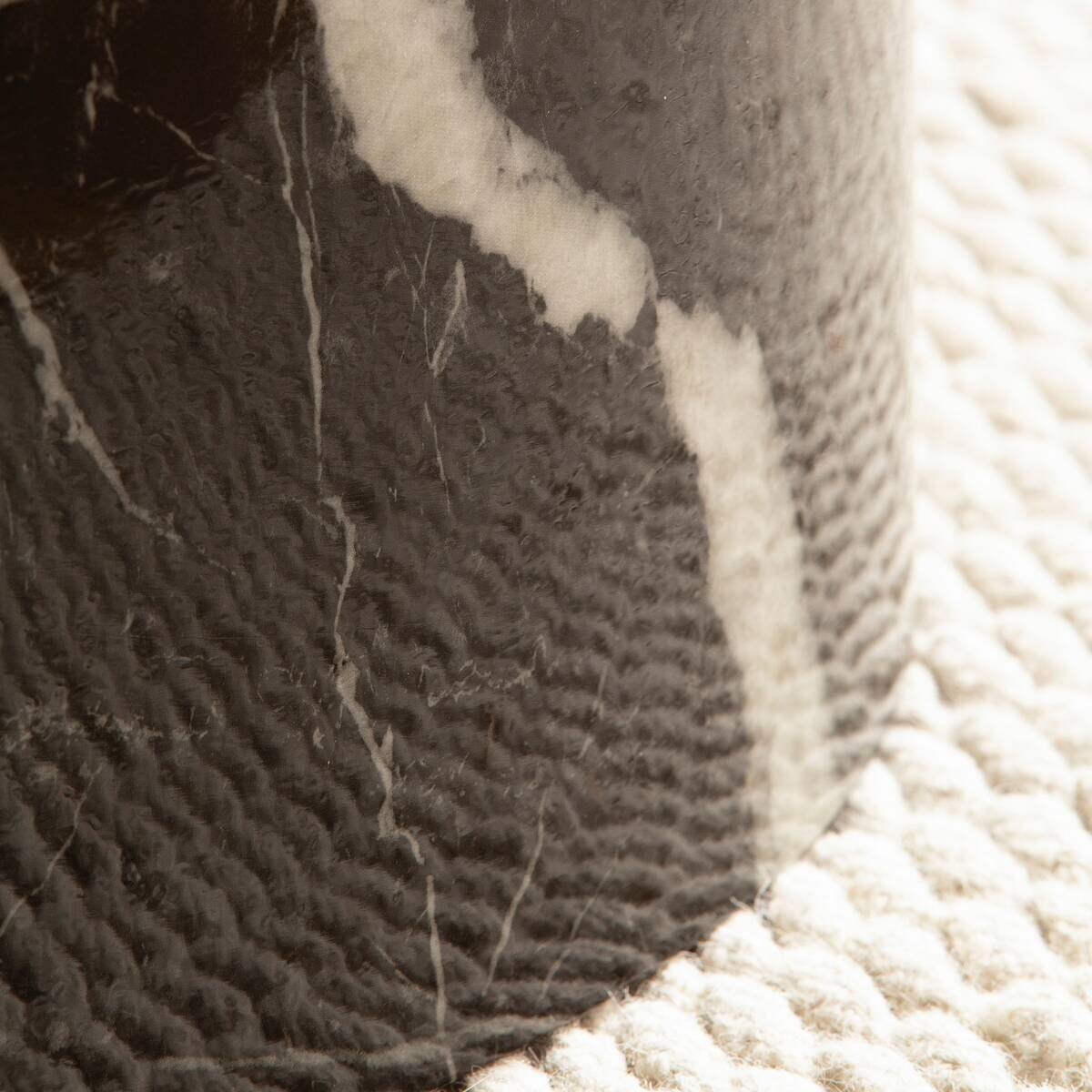 Wohnling Couchtisch schwarz Marmor B/H/T: ca. 60x30x60 cm