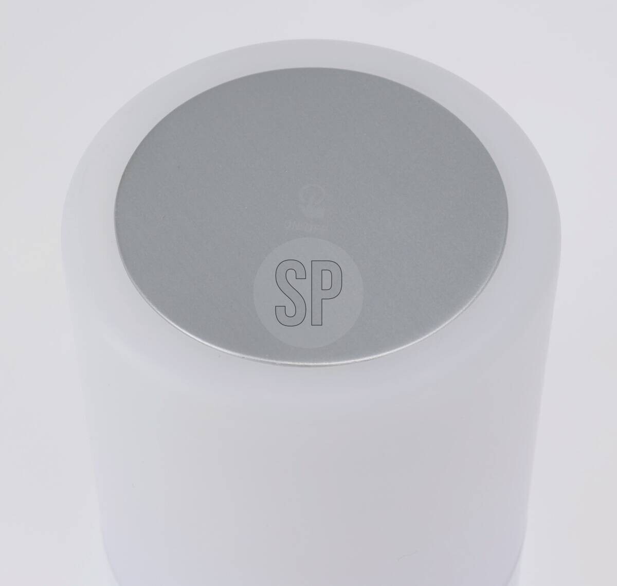 LED-Tischleuchte weiß Kunststoff H/D: ca. 11,5x9,5 cm