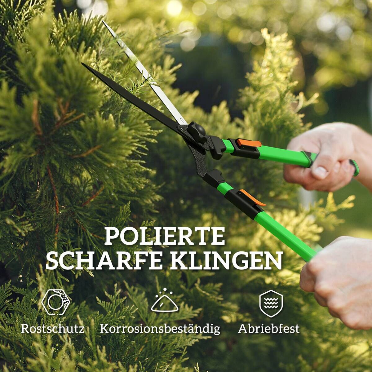 Outsunny Gartenwerkzeug-Set grün Kunststoff B/H/L: ca. 23x9,5x78,5 cm