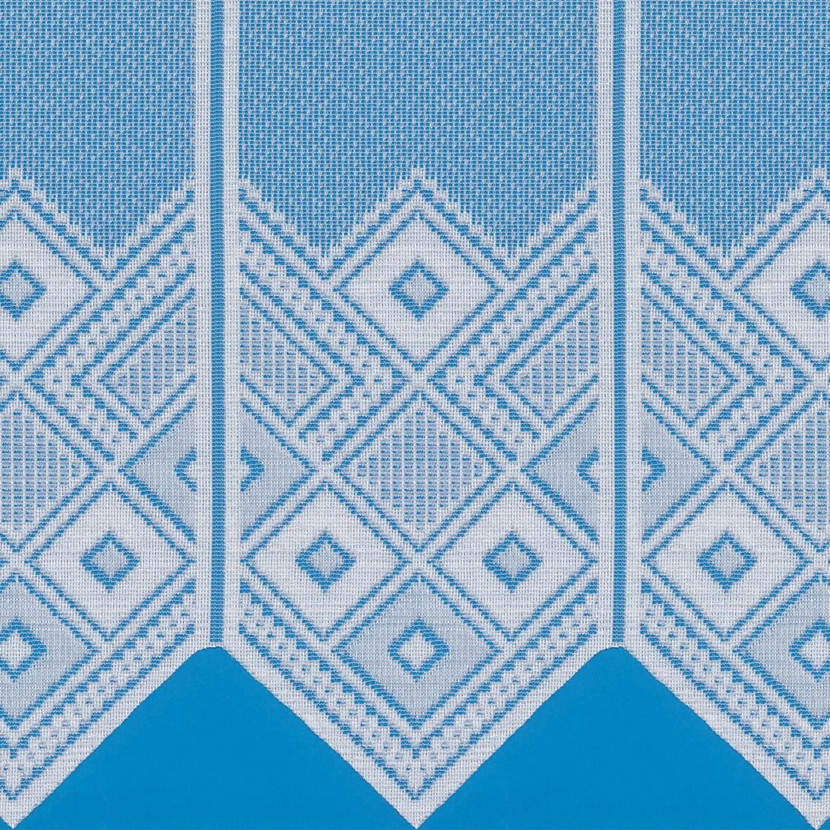 Scheibengardinen-Meterware weiß H: ca. 52 cm