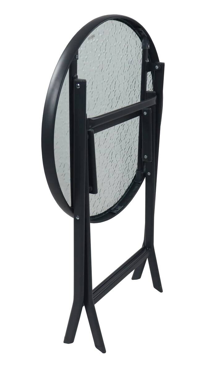 VCM Gartentisch anthrazit Metall B/H/L: ca. 55x70x55 cm
