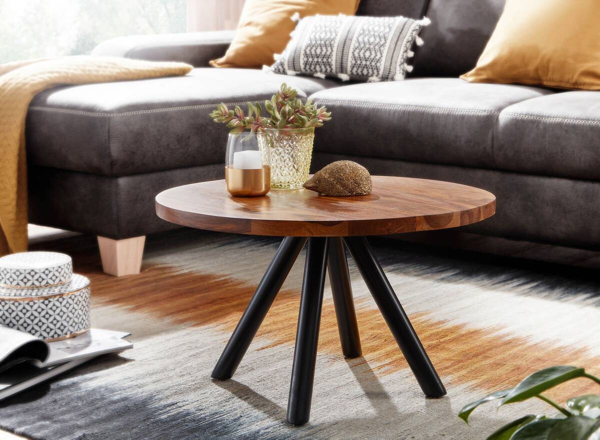 Couchtisch braun B/H/T: ca. 60x35x60 cm