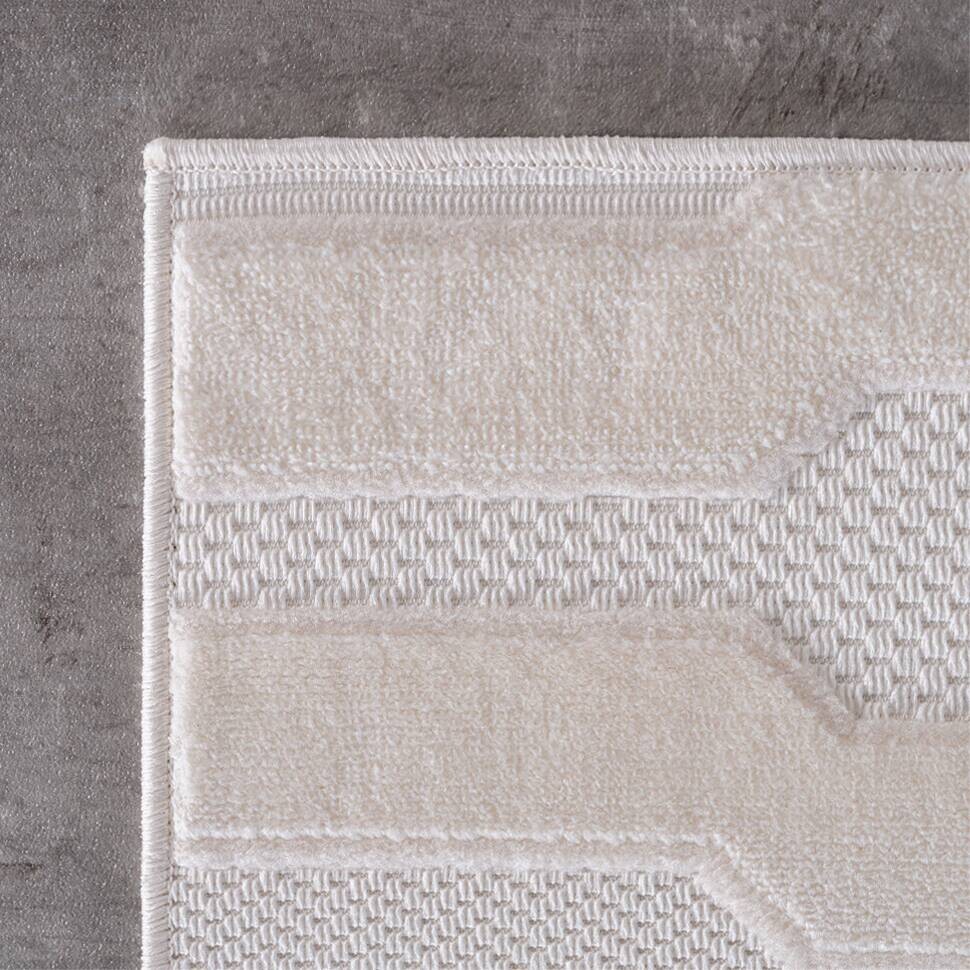 Ayyildiz Kurzflorteppich DOHA creme B/L: ca. 280x370 cm