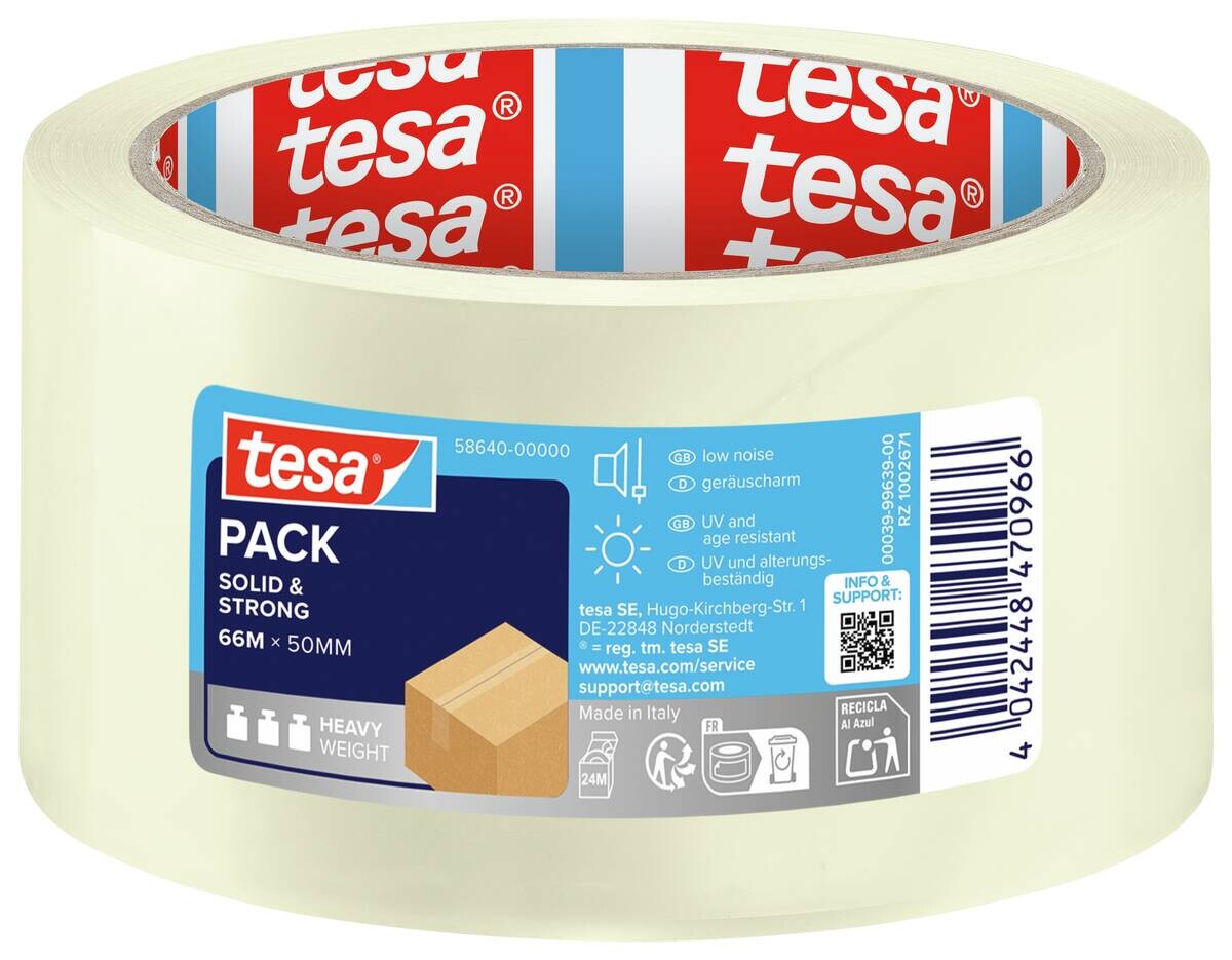 tesa Pckband Solid&Strong B/L: ca. 5x6600 cm