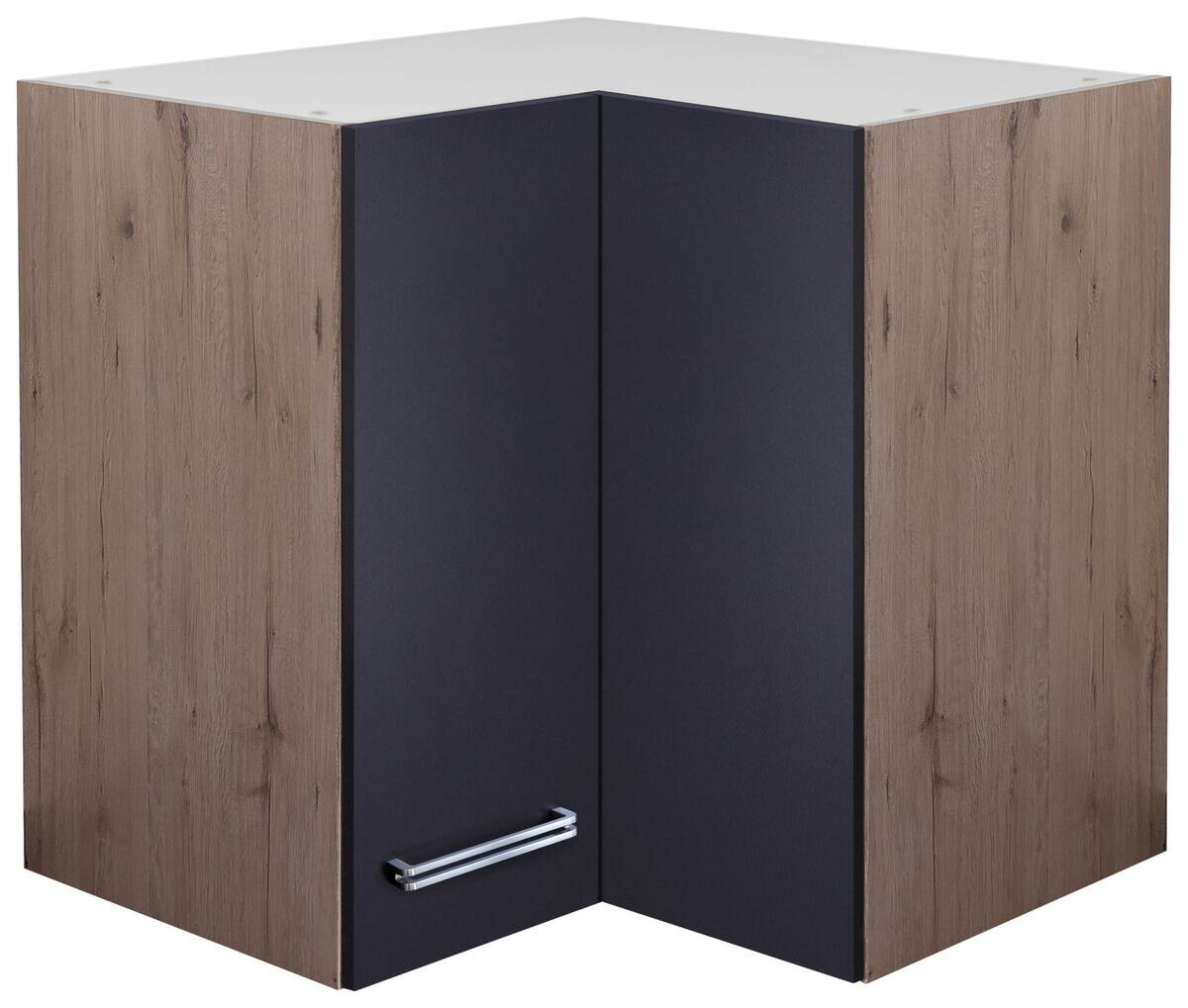 Eckhängeschrank Elva anthrazit strukturiert B/H/T: ca. 60x54,8x32 cm