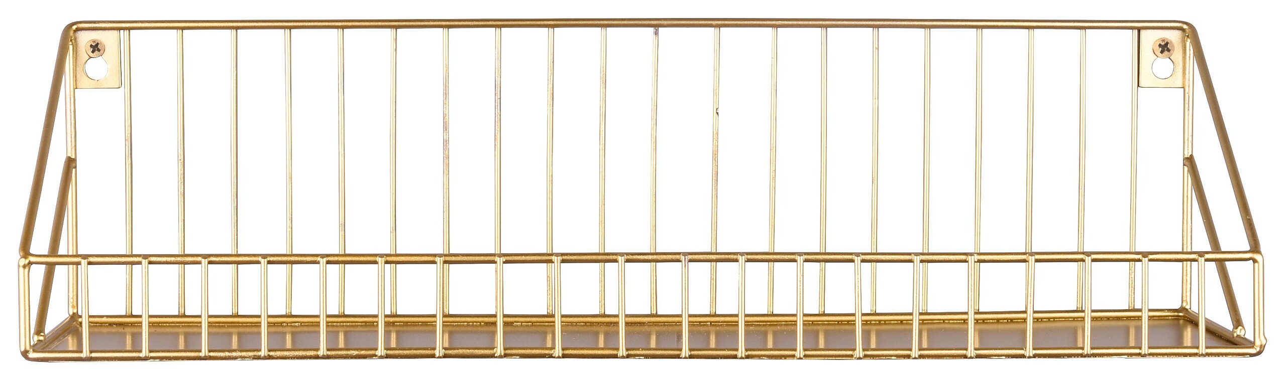 Wandregal Wandregal gold Optik Metall B/H/T: ca. 45x11x11 cm
