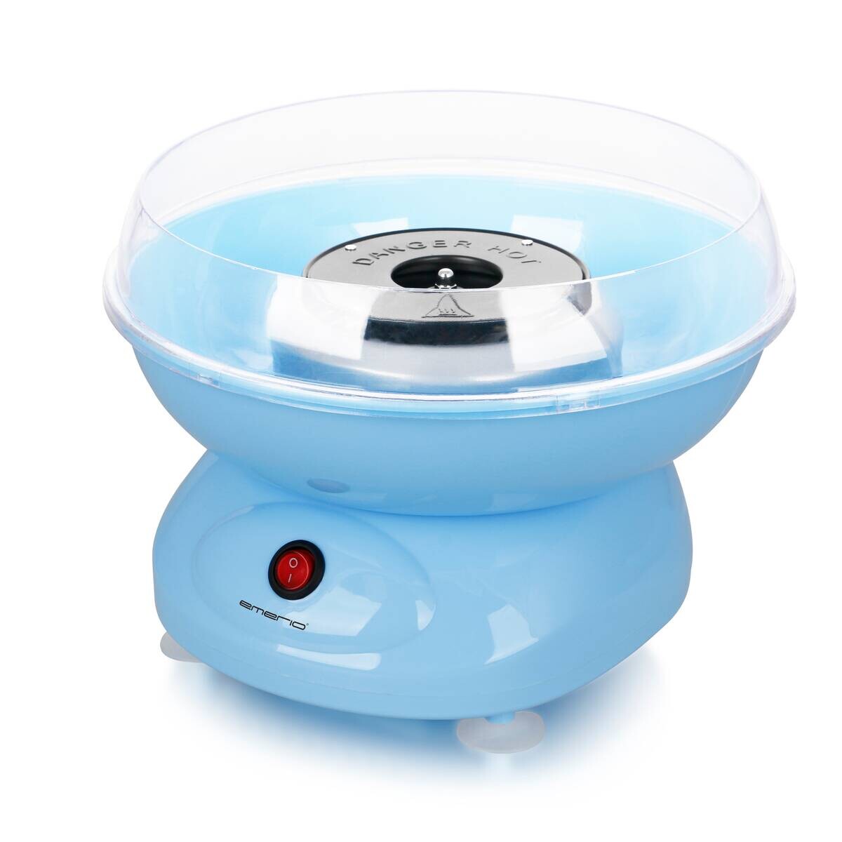 Emerio Zuckerwattemaschine CCM-110522.1 blau Kunststoff Edelstahl B/H/L: ca. 18x27x27 cm