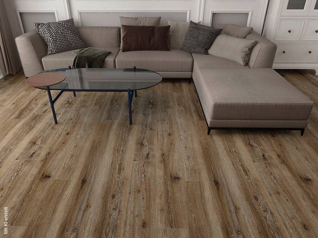 Check One Click-Vinylboden Büren ca. 2,196 m² im Paket B/L: ca. 18x122 cm pro Paket