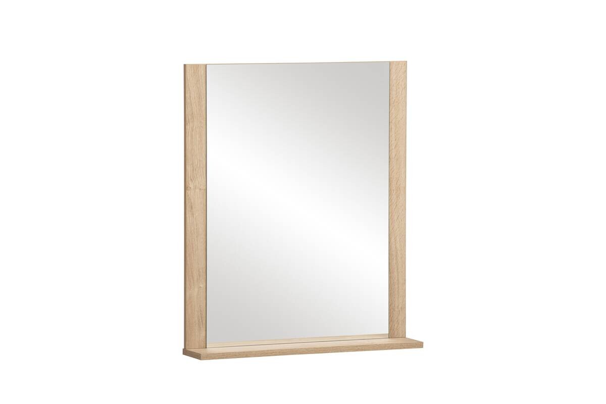 Wandspiegel Emmik Eiche Eiche weiß Nachbildung B/H/T: ca. 59,6x71,1x12,3 cm