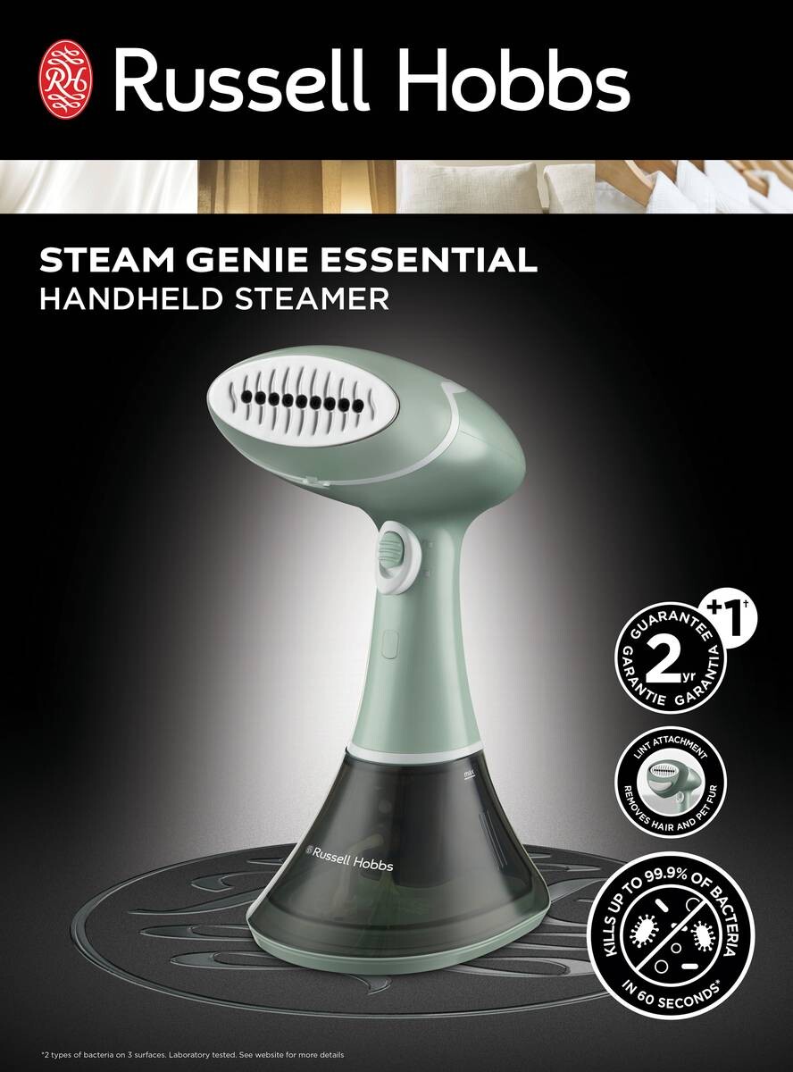 Russell Hobbs Dampfbürste 25592-56 grün schwarz Kunststoff B/H/T: ca. 22,2x29,6x14 cm