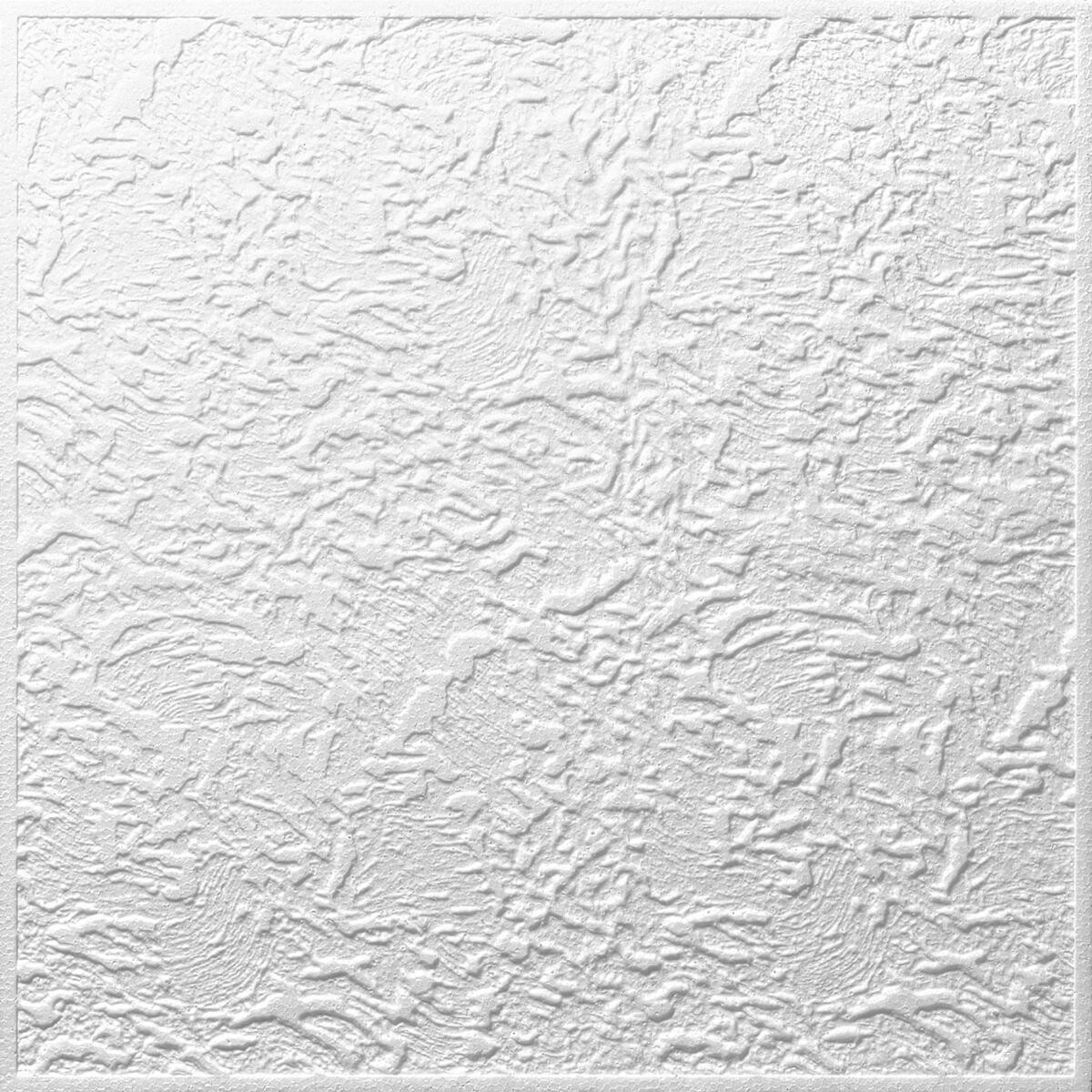 Deckenplatte weiß B/L/S: ca. 50x50x0,6 cm