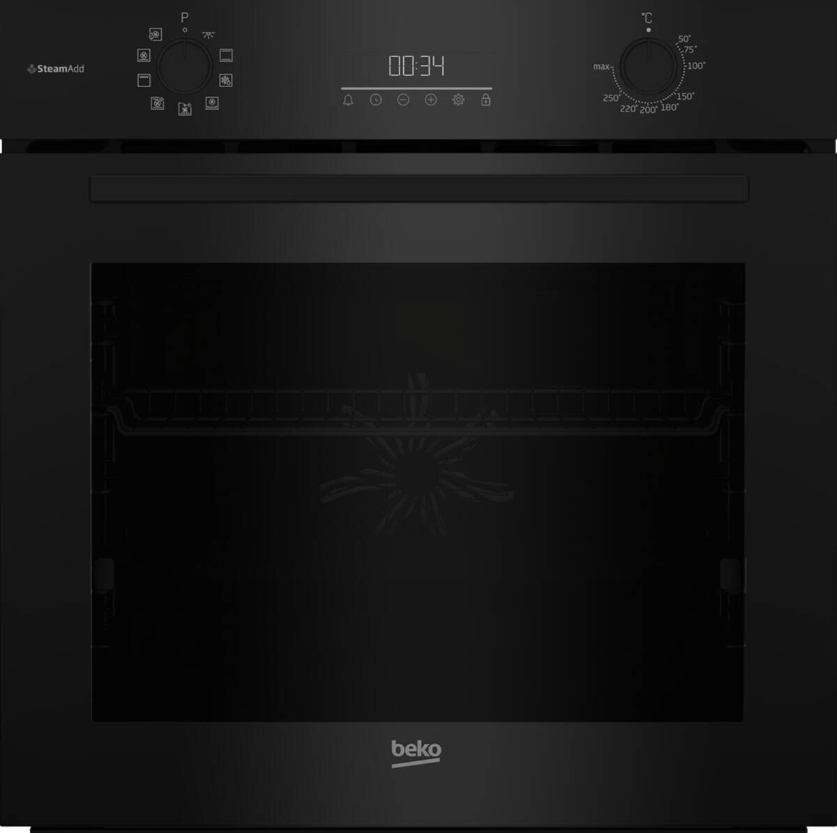 beko Einbaubackofen BCBIS17300B schwarz B/H/T: ca. 59,4x59,5x56,7 cm