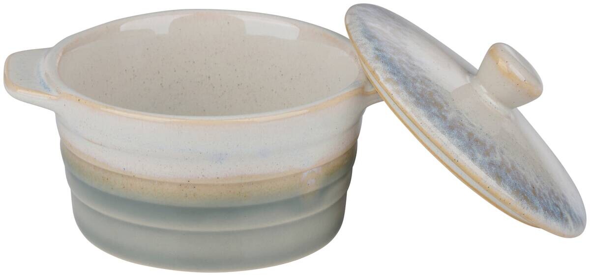 alpina Mini-Kasserolle grau Steinzeug B/H/L: ca. 10x85x13 cm