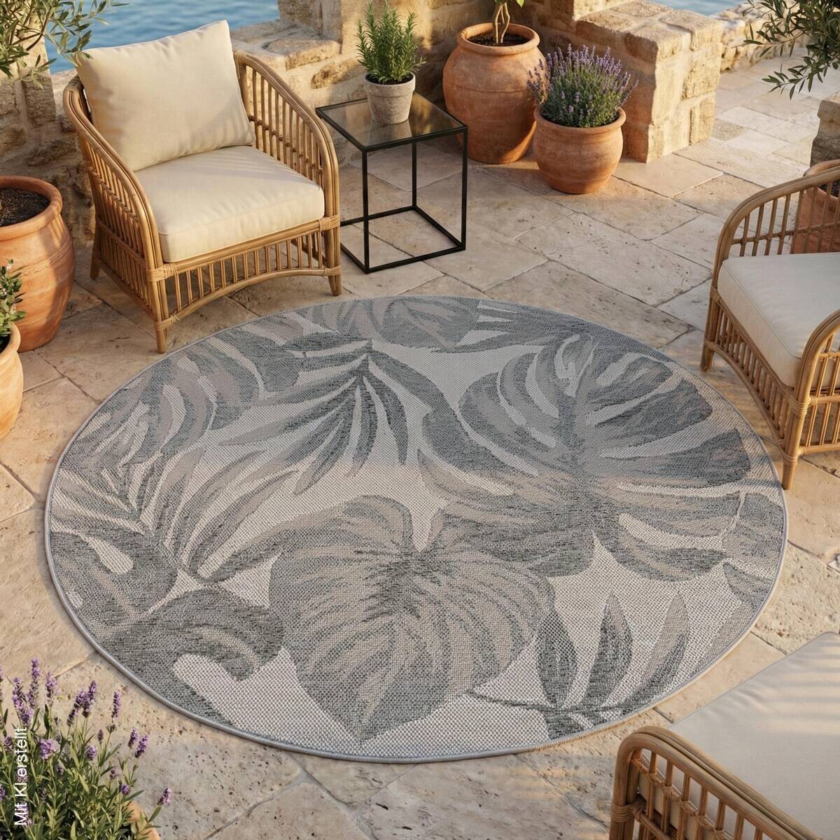 Ayyildiz Flachwebteppich DESERT beige D: ca. 80 cm