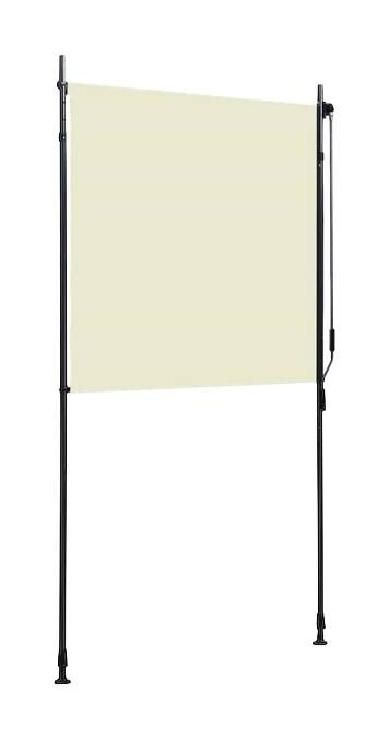 vidaXL Senkrechtmarkise creme B/H: ca. 120x270 cm