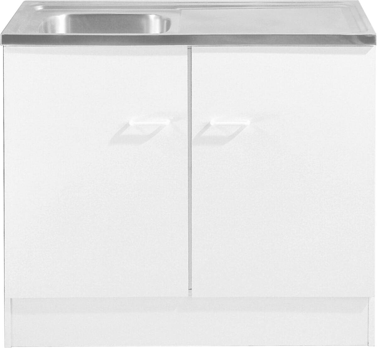 Unterschrank weiß matt B/H/T: ca. 100x85x50 cm