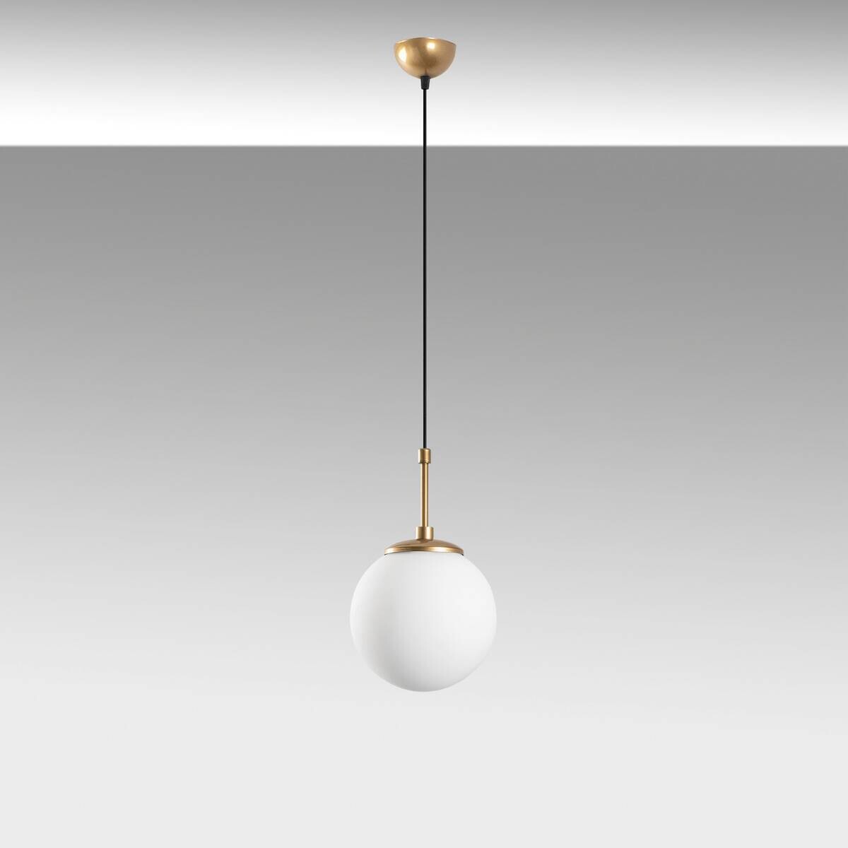 Pendelleuchte gold Metall B/H/L/D: ca. 20x120x20x20 cm E27 1 Brennstellen