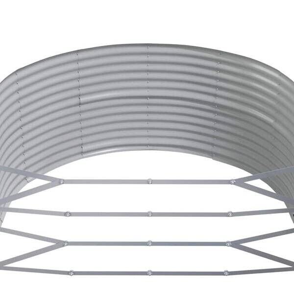 Hochbeet anthrazit Stahl B/H/L: ca. 140x68x212 cm
