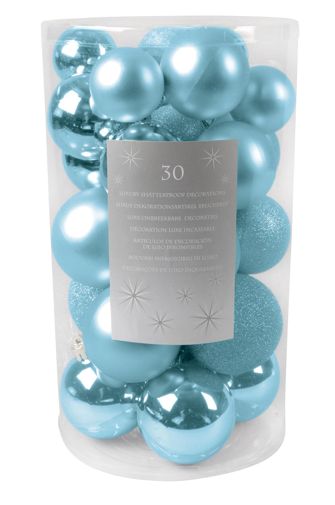 POCOline Weihnachtskugelset petrol D: ca. 6 cm