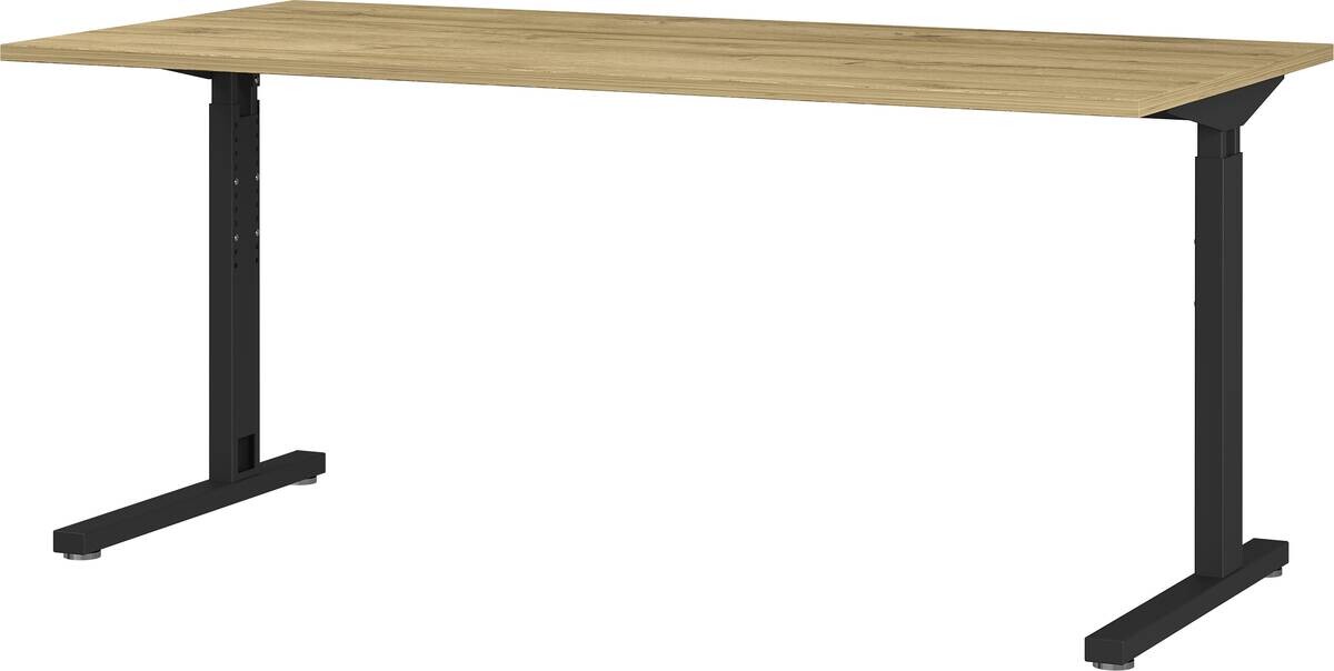 Schreibtisch 4252-582 Eiche Grand-Son Nachbildung schwarz B/H/T: ca. 160x80x80 cm