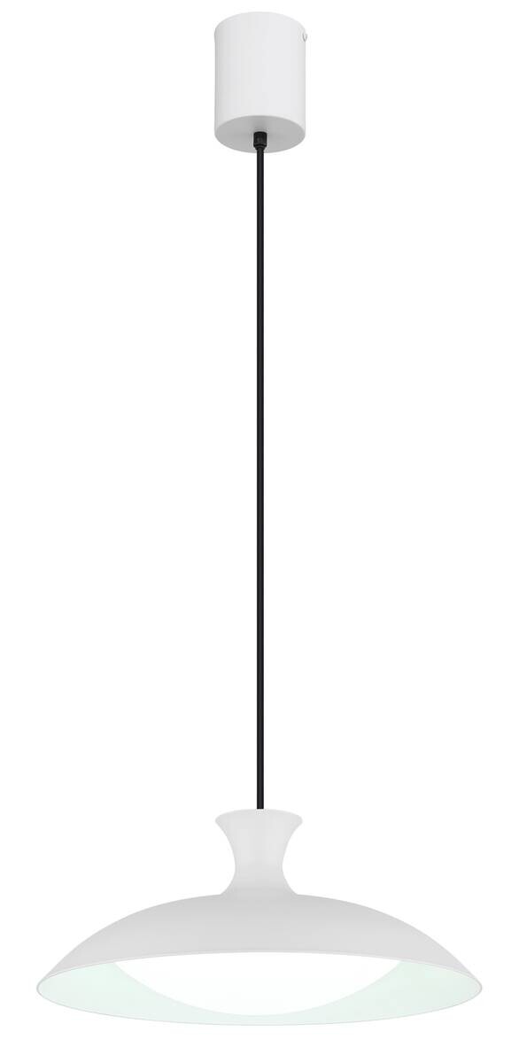 GLOBO Pendelleuchte weiß Metall H/D: ca. 150x40 cm 1.0 Brennstellen