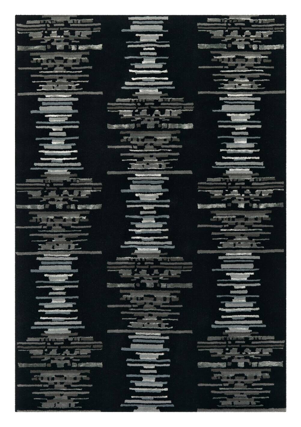 Arte Espina Kurzflorteppich Satin 8060 anthrazit B/L: ca. 120x180 cm