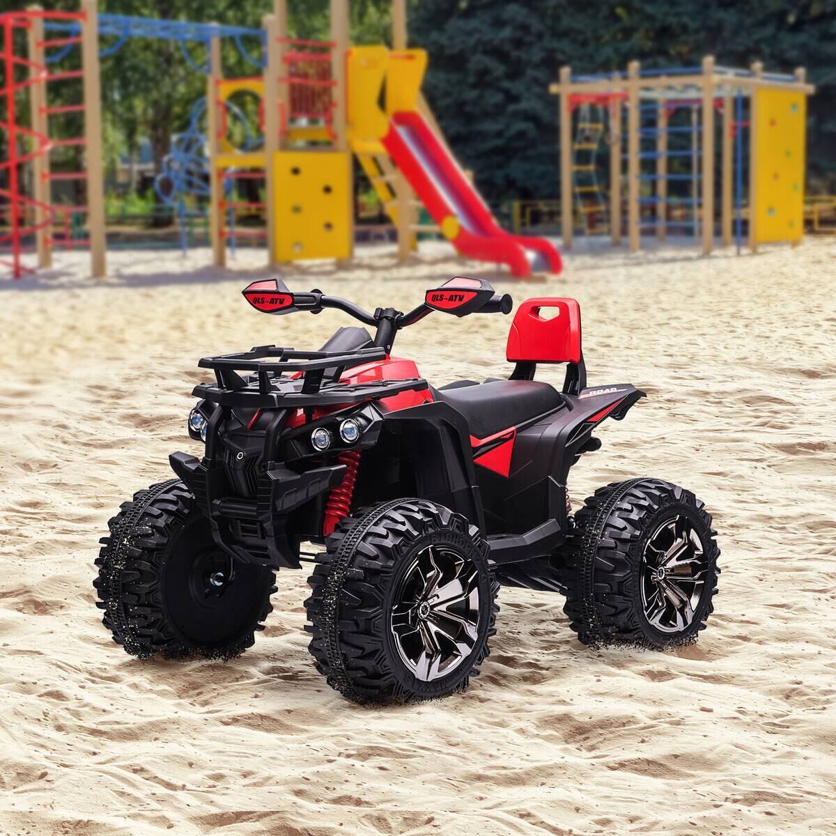 HOMCOM Kinderauto rot B/H/L: ca. 65x100x73 cm