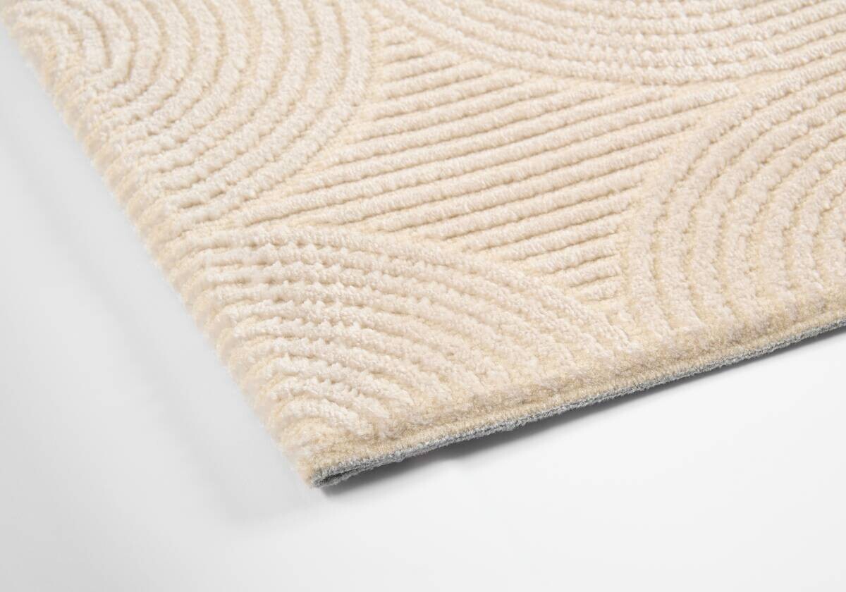 Webteppich Como beige B/L: ca. 80x150 cm