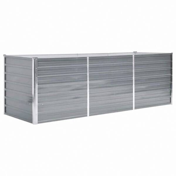 Hochbeet grau Stahl B/H/L: ca. 80x77x240 cm