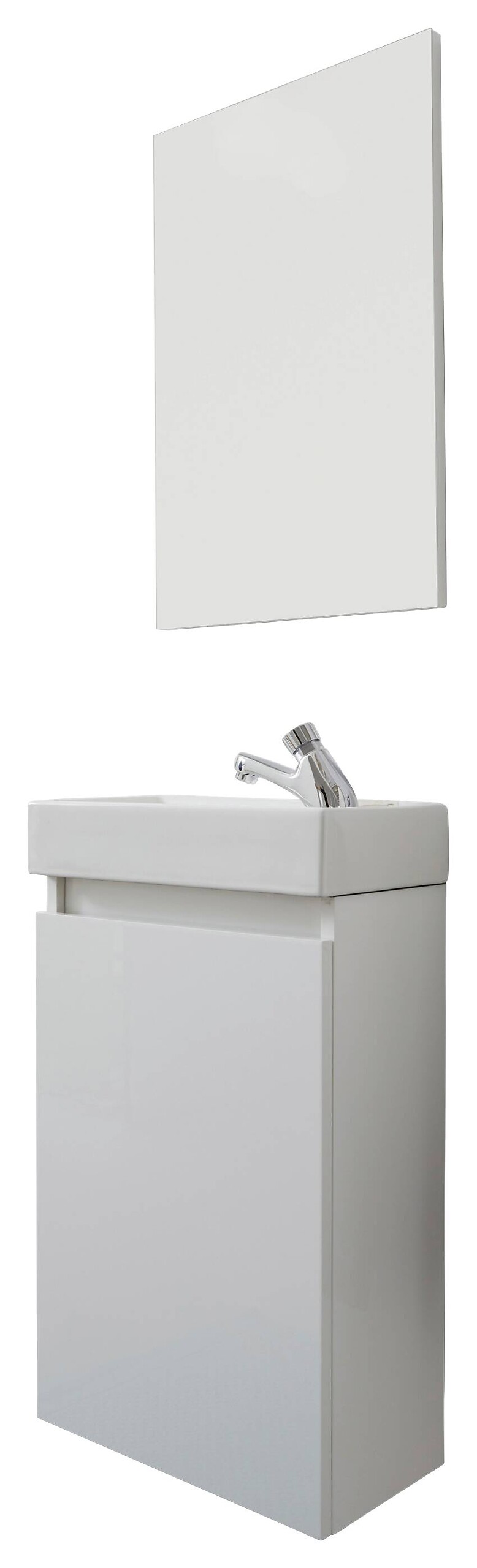 Badezimmer-Set Champ weiß matt B/H/T: ca. 40x68x22 cm